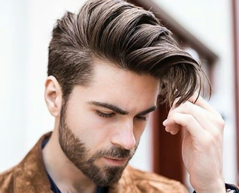 Corte cabello largo hombres
